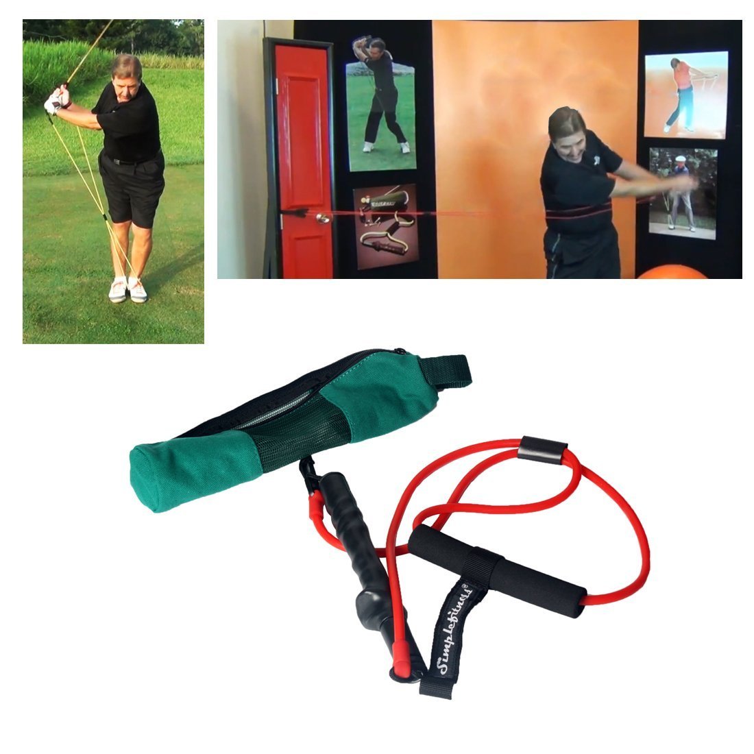 Équipement de formation de golf Swing Arm Pull Putter Trainer Swing Club