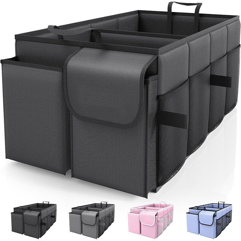 Boîte de rangement de coffre de voiture pliable de grande capacité