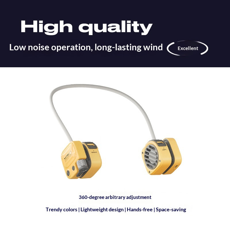 Mini ventilateur sans lame portable à poignée de cou