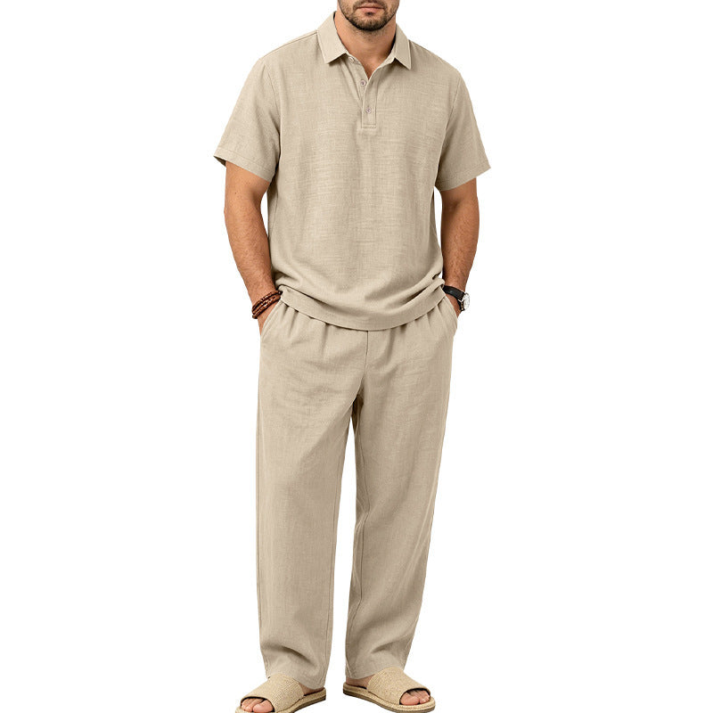 Haut à manches courtes et pantalons pour hommes