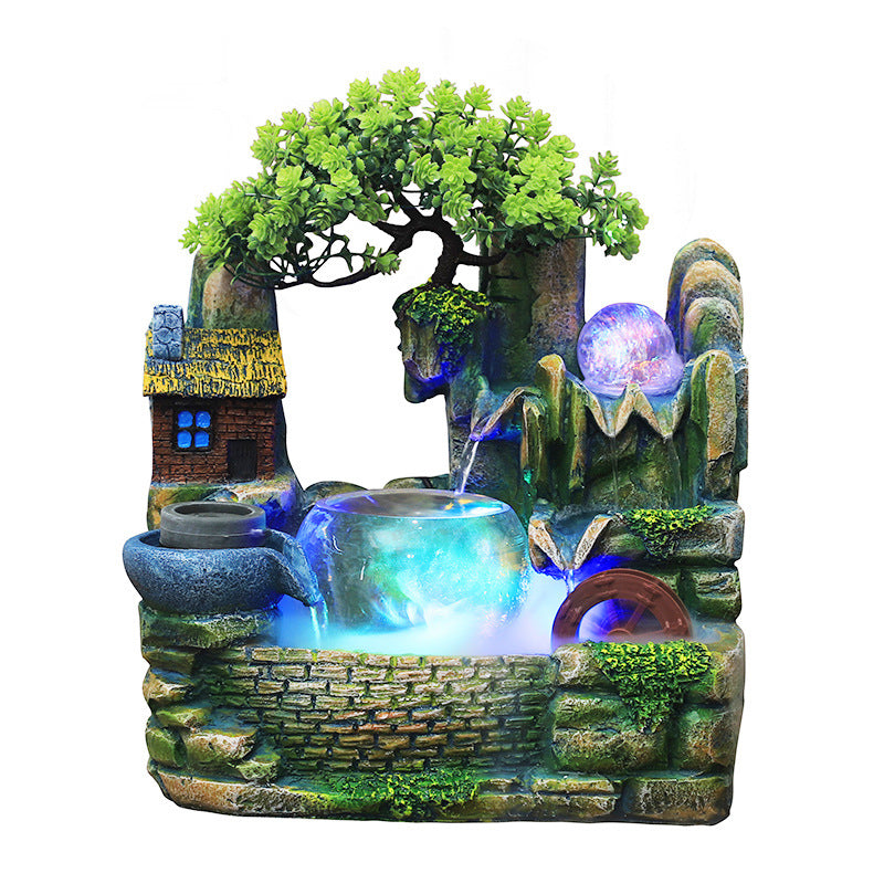 Usine de bureau Waterscape Fish Tank Creative Humidifier
