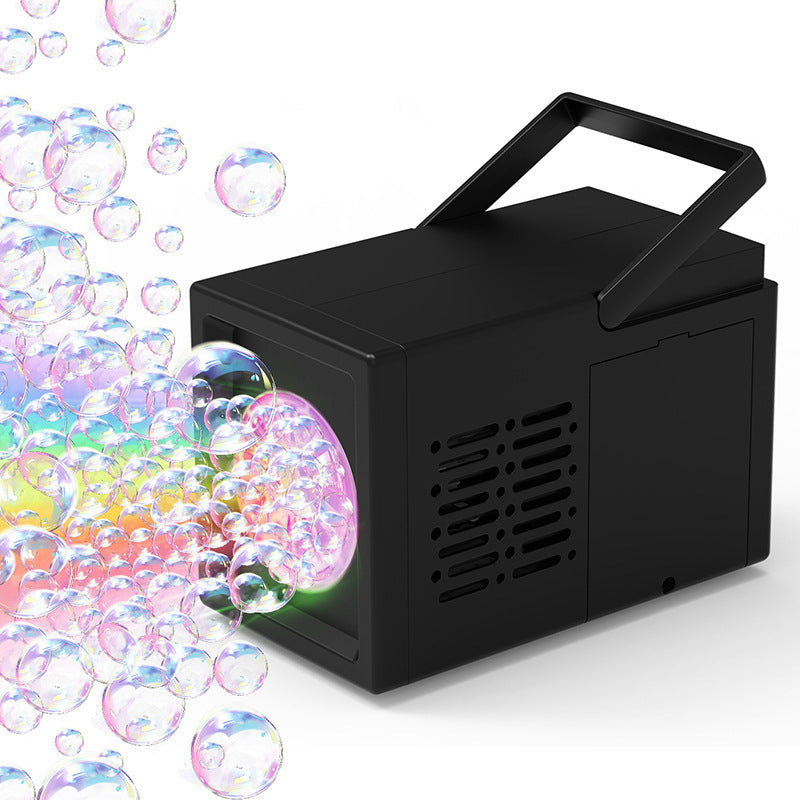 Machine portative de bulles de scène extérieure avec structure poreuse