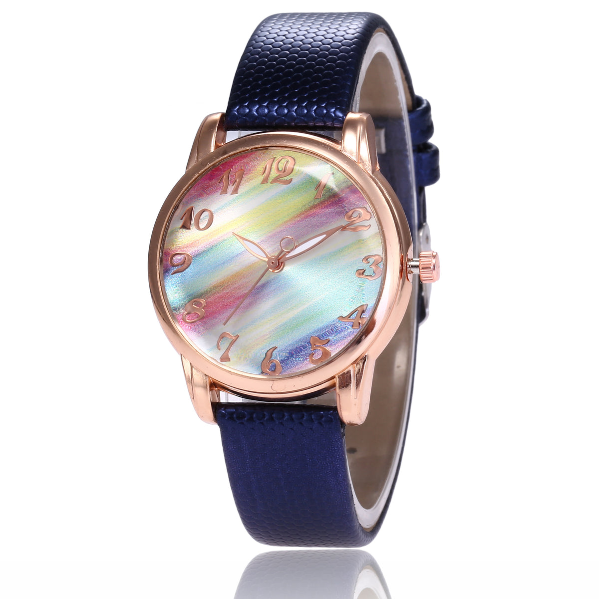 Trendy et fashionable Rainbow Face Women's Watch