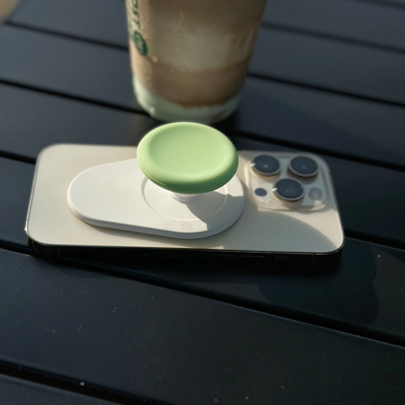 Couvercle de coupe en silicone applicable au support de coussin gonflable de téléphone mobile magnétique