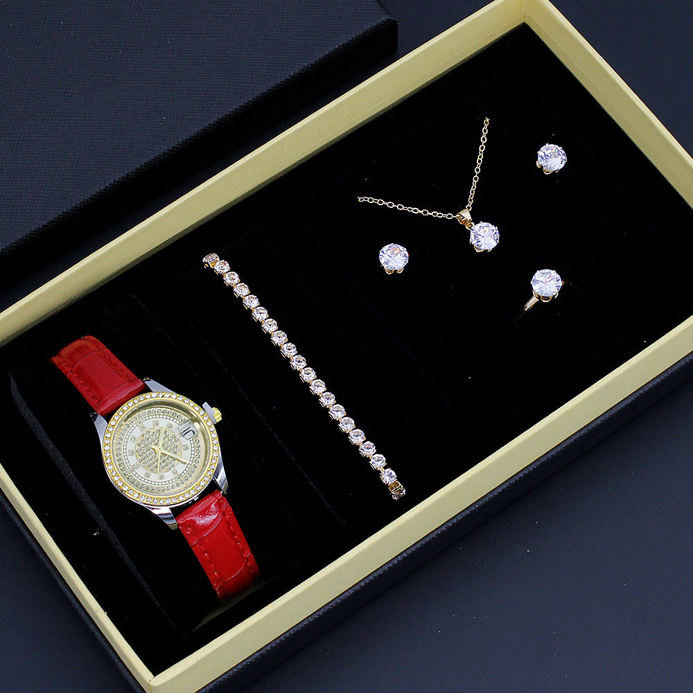 Ladies Montre belle montre de la Saint-Valentin bijoux costume avec décoration