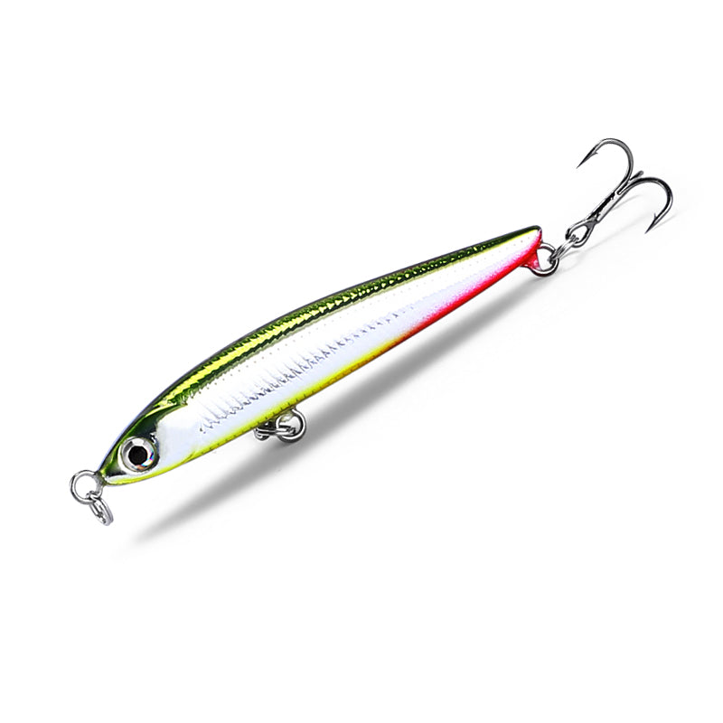 Long-distance casting of artificial lures for freshwater streams