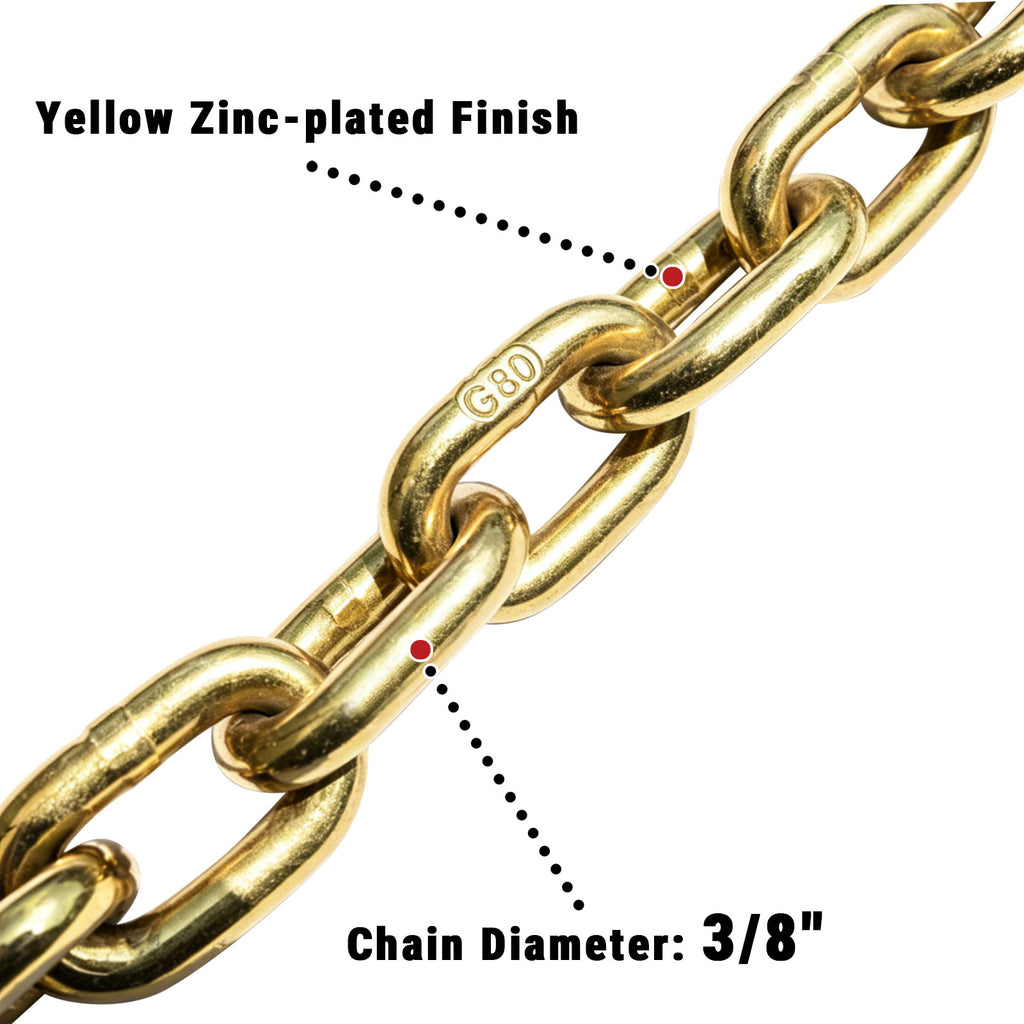 Raccords de tension avec chaîne
