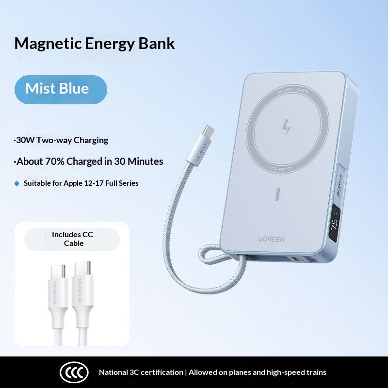 20W Magnetic Wireless Power Bank Portable