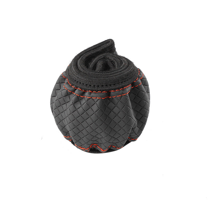 Couverture de volant de voiture Fibre en cuir double cercle