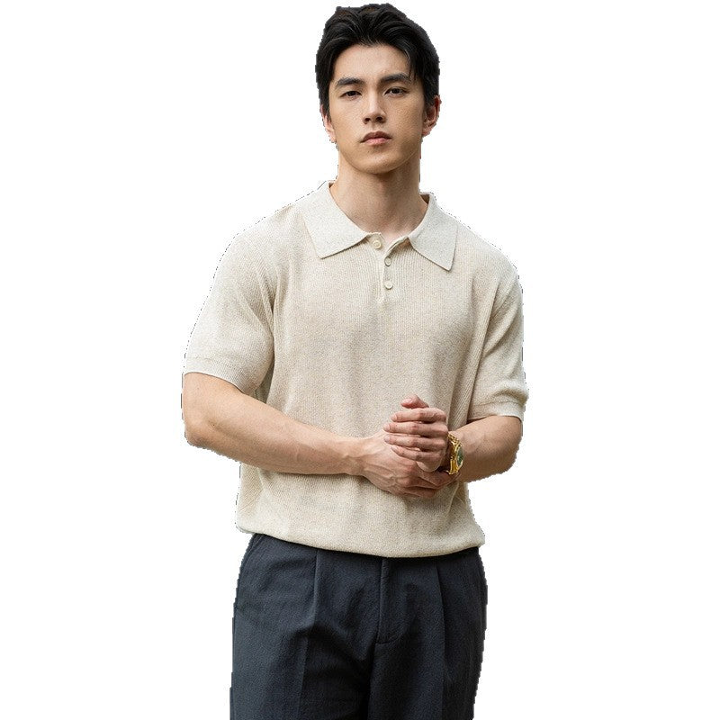 T-shirt casual à manches courtes pour hommes
