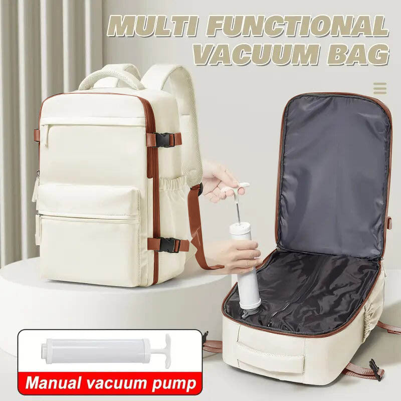 Compression sous vide minimaliste femelle Sac à dos de grande capacité