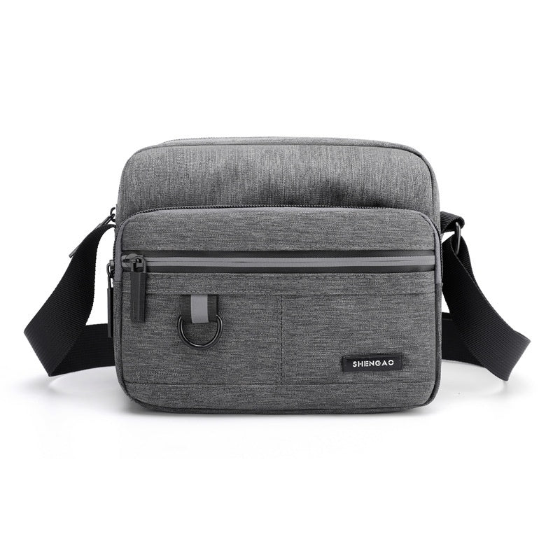 Homme d'affaires Oxford Cloth épaule simple Casual grand sac de corps de capacité