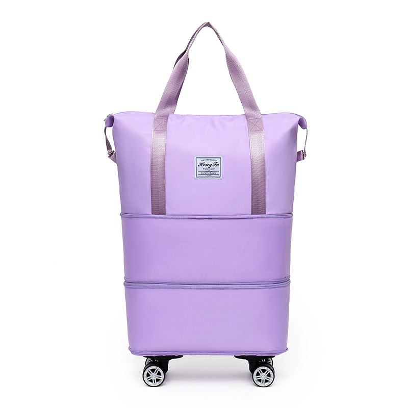 Double couche Grande capacité étendue Sac de voyage Séparation humide sèche Maternité légère P