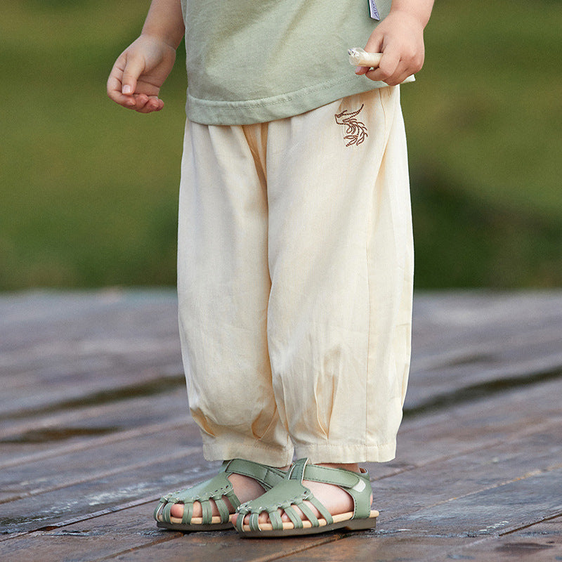 Enfants Mousquito-Proof Pantalons Pantalons en couleur solide Pantalons occasionnels