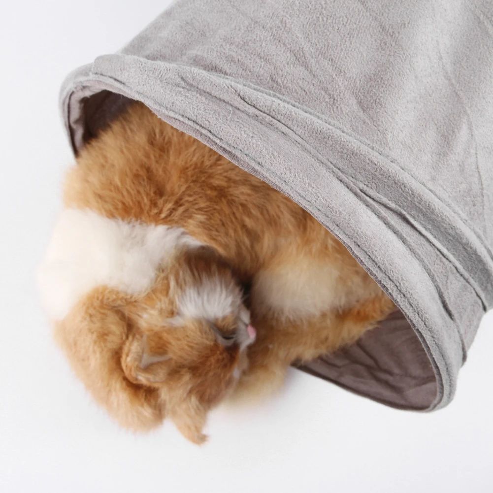 Tunnel de chat Collapsible S-Shape Peekaboo Cat Cave Play Tube Interactive Toy Pet Supplies Fo