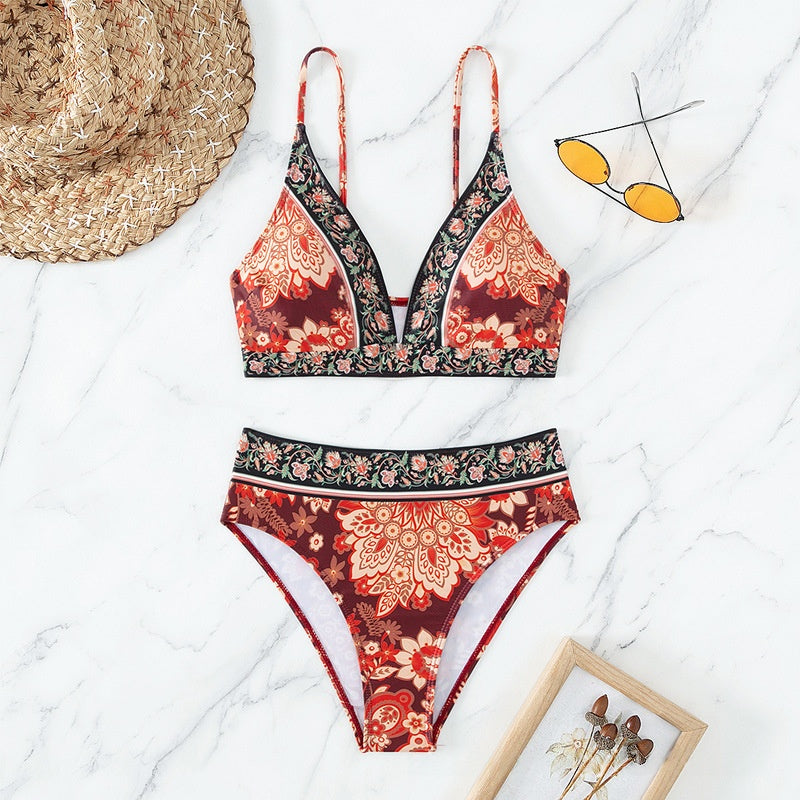 Push-up deux-pièces femmes maillot de bain Bikini
