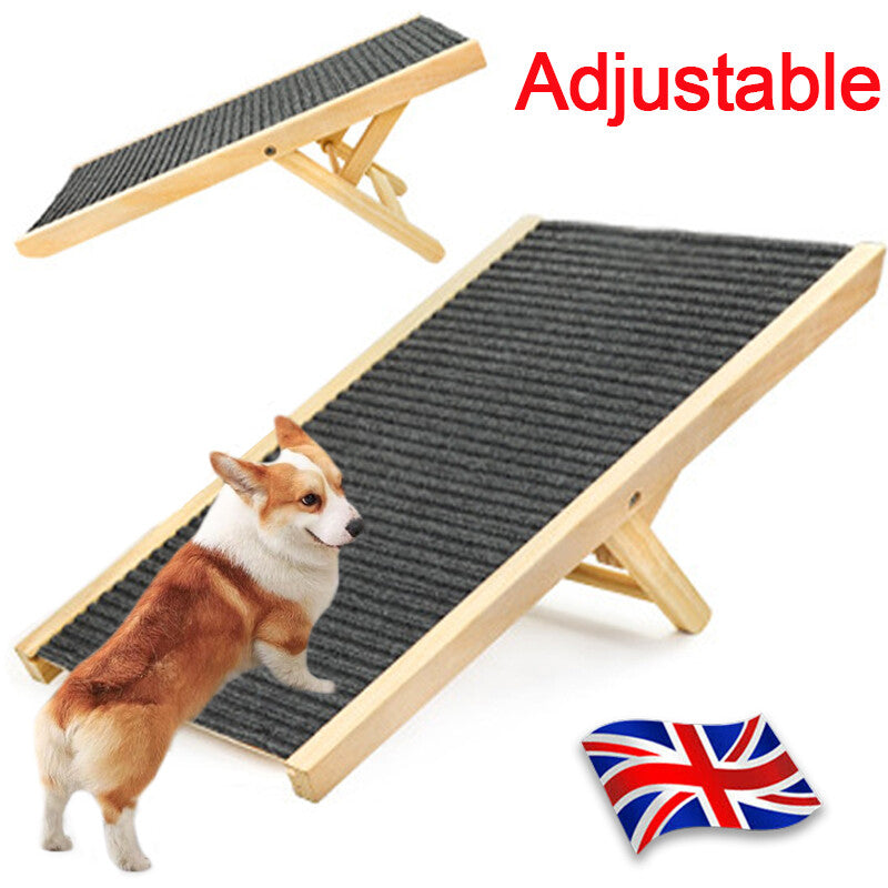 Échelle de chien pliable antidérapante pour animaux de compagnie Hauteurs réglables Échelle pour canapé-lit