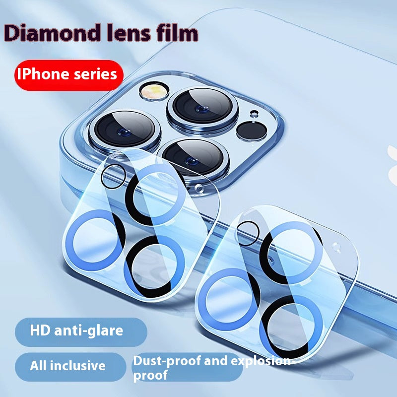 Lentille Protecteur Verre trempé Caméra intégrée Film de protection