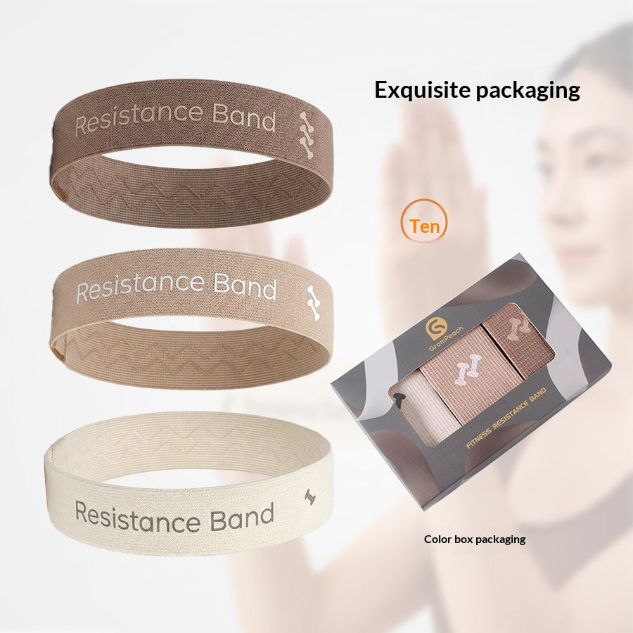 Bande de résistance à la boucle élastique pour femmes de yoga tricoté