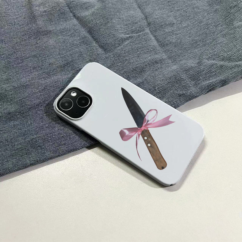 Couteau de fruits mignon cas téléphone avec fermeture magnétique style Niche