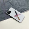 Couteau de fruits mignon cas téléphone avec fermeture magnétique style Niche