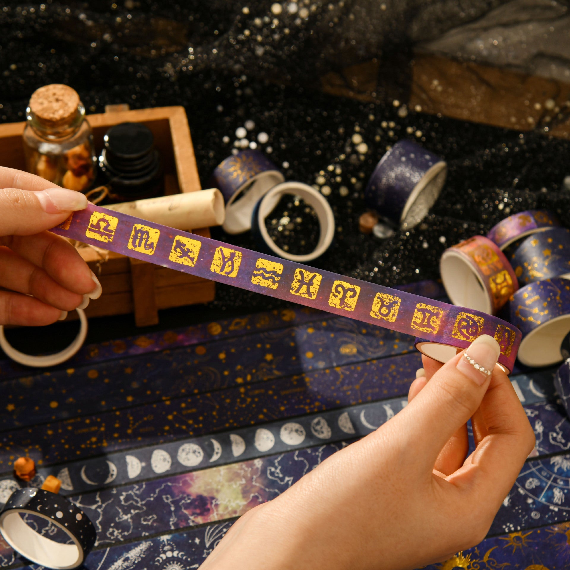 Vast Starry Sky et ruban adhésif de papier Sticker décoratif