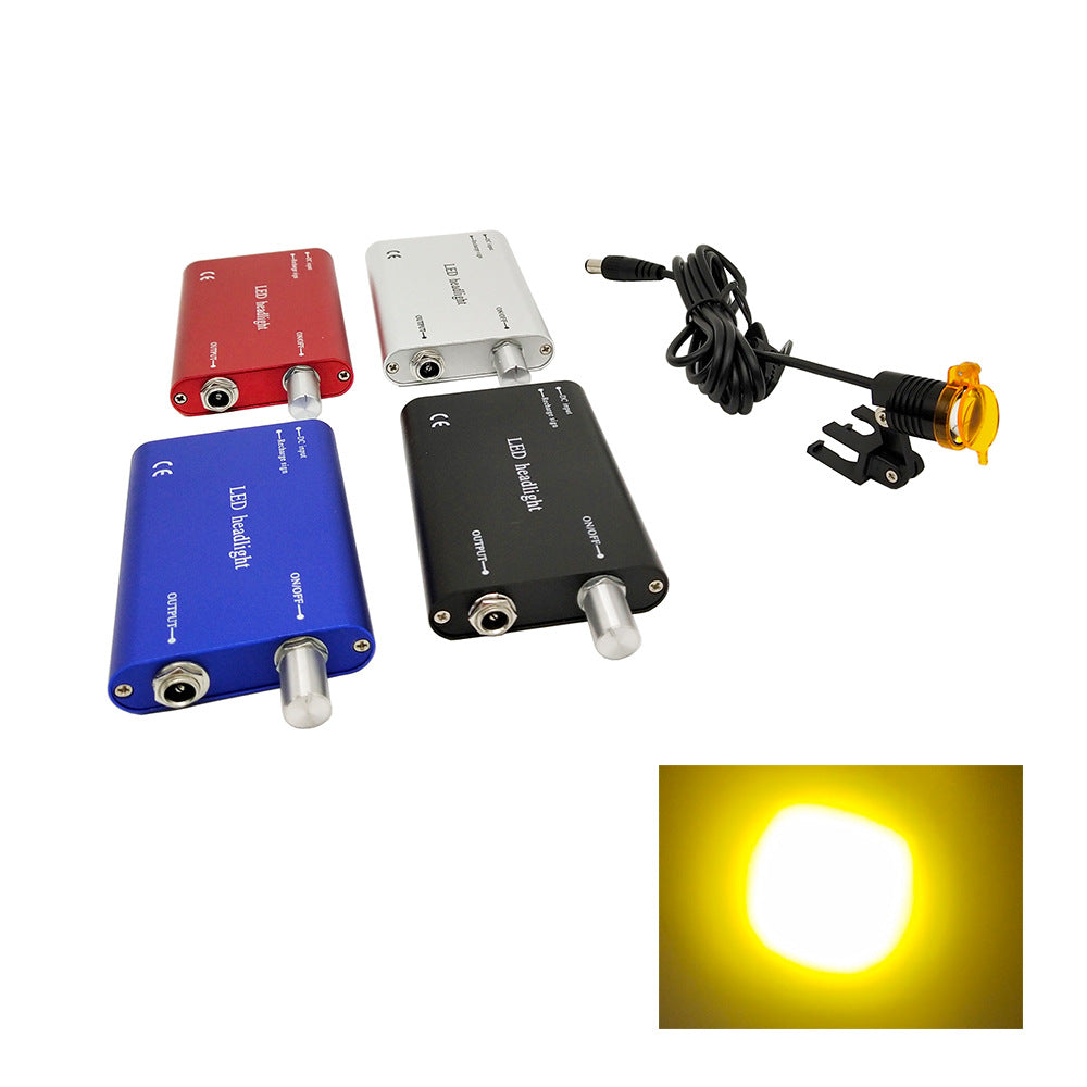 3W LED Clip-on phare dentaire avec filtre - Haute luminosité réglable lumière chirurgicale fo