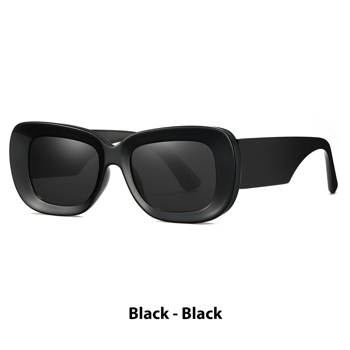 Lunettes de soleil simples Retro Square mode