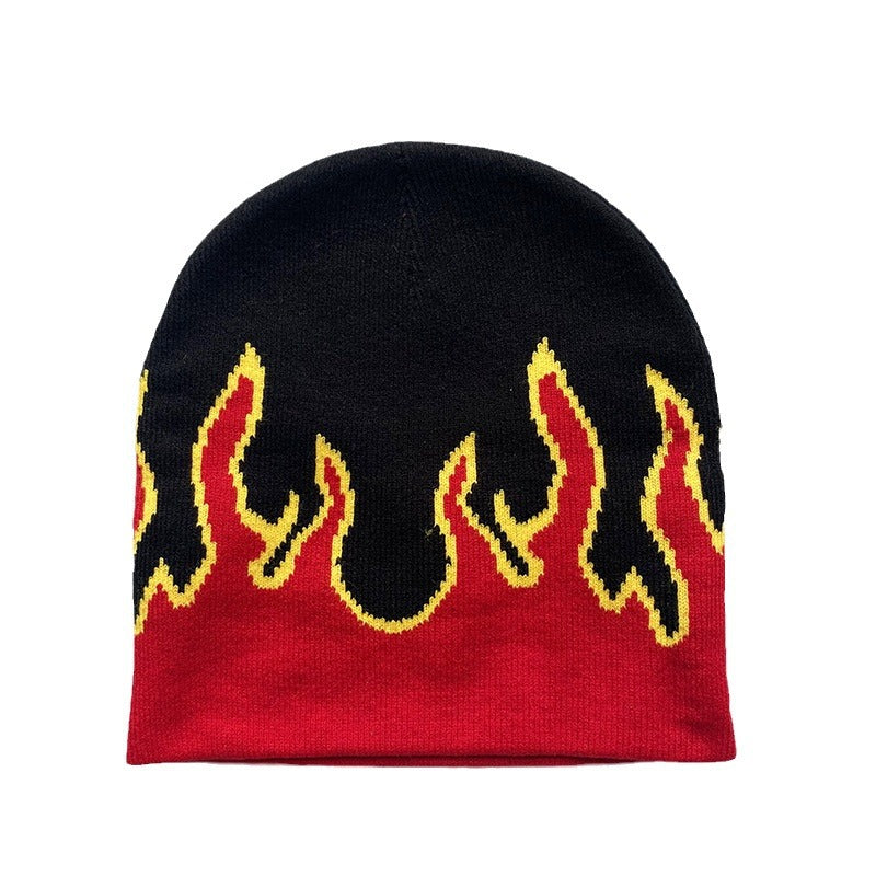 Hip-hop Street-style Flame tricoté chapeau pour les hommes