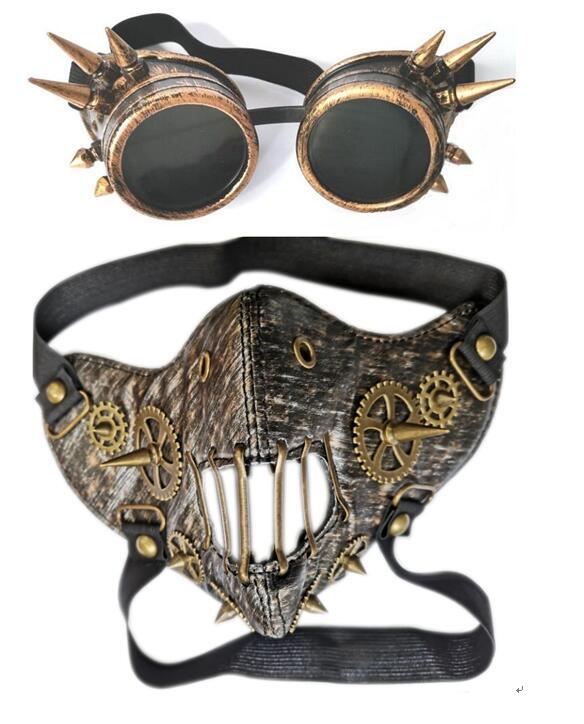 Masque de punk gothique à vapeur
