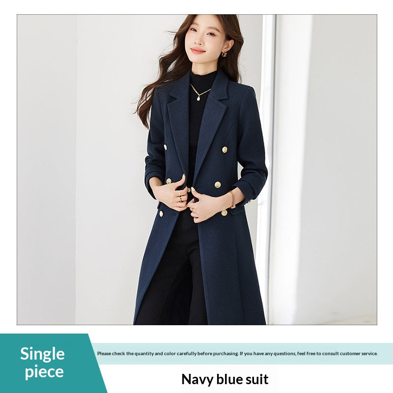 Manteau longue tranchée élégant et polyvalent pour les femmes