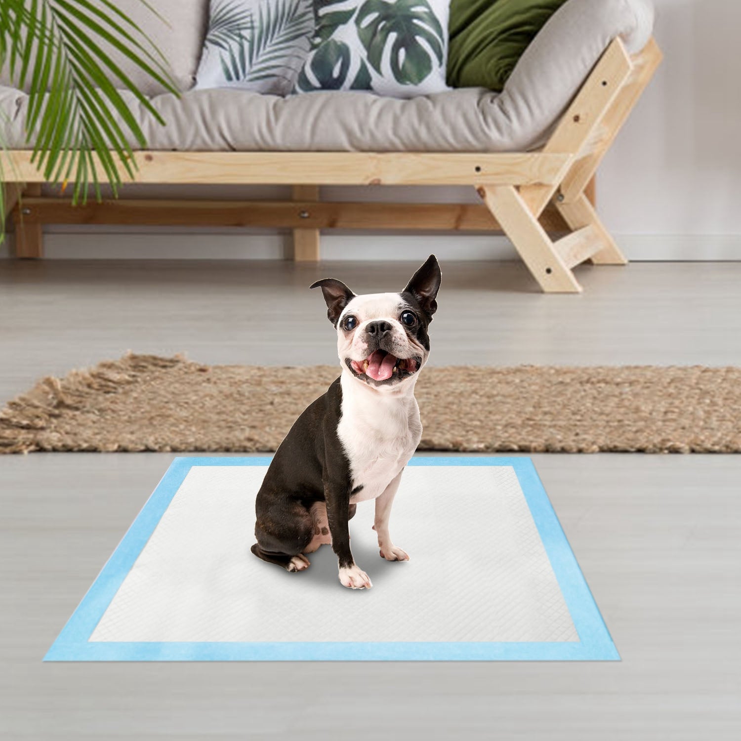 50Pcs par jeu de chiens d'entraînement Pads pour chiots Pads chat Wee Mats Potty-Train 24in X 18in M