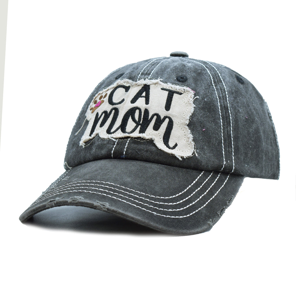 Casquette de baseball rétro-détruite