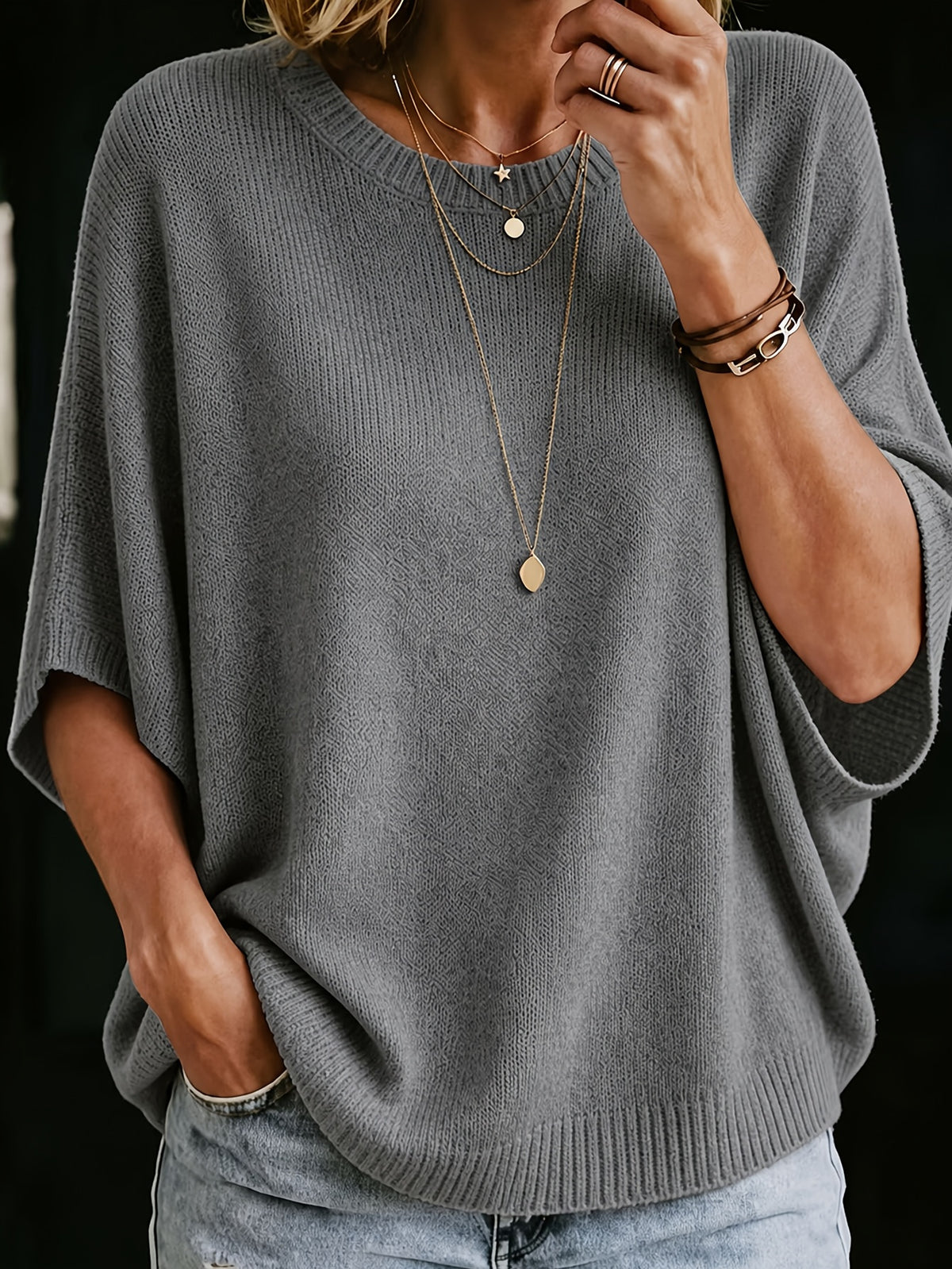 Polyester blouse