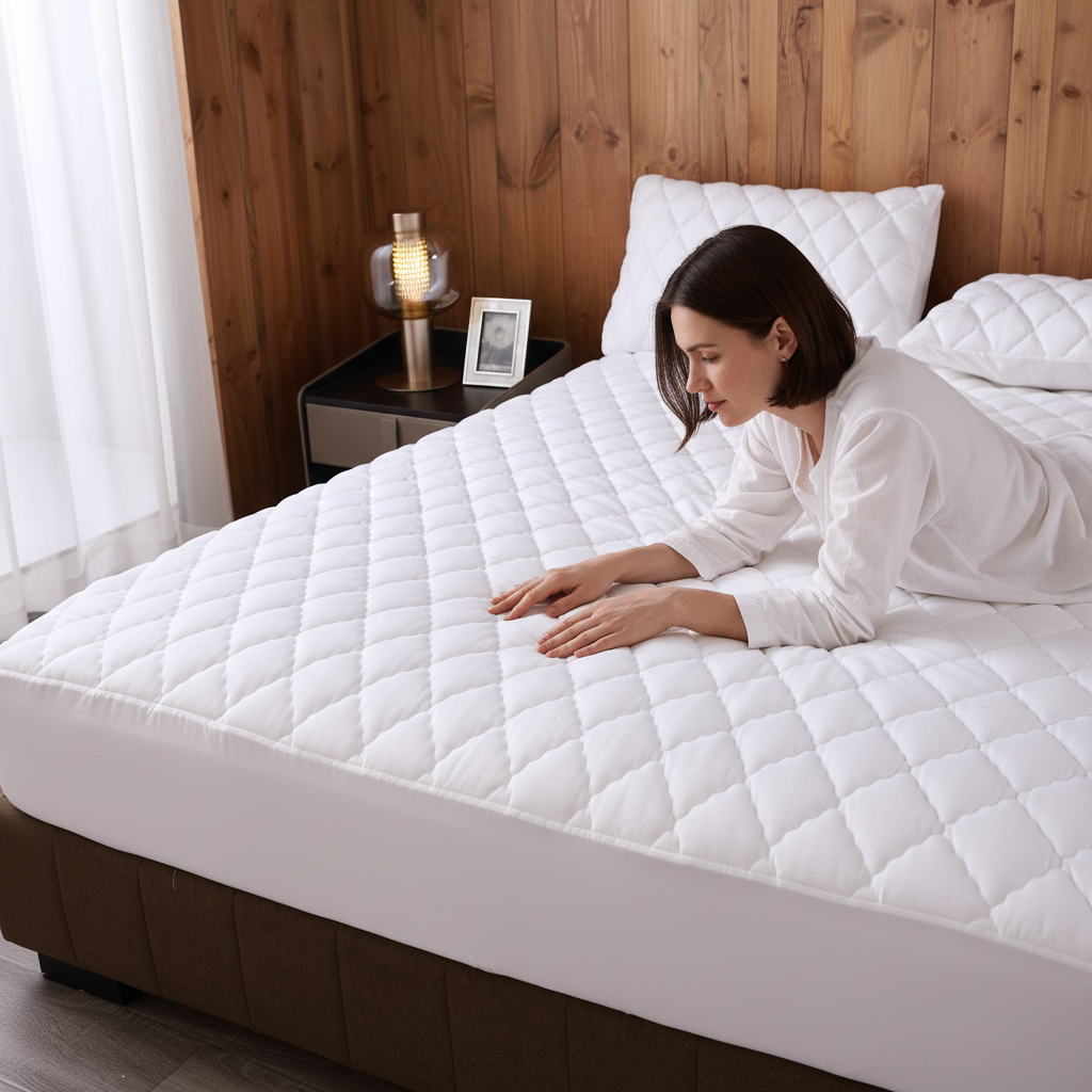 1PC Feuille de lit matelassée en diamant pour toutes les saisons