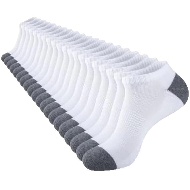 Hommes S Chaussettes Couleur Bloqué Chaussettes de cheville Plus Taille