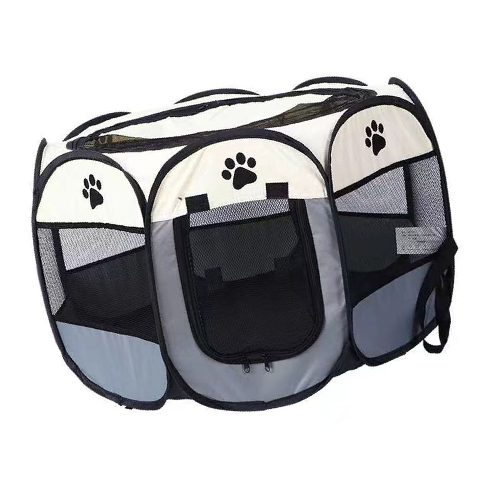 Portable Dog Crate Respirant Espace Spacieux Facile à nettoyer Enfermé pliable Soft Kennel F