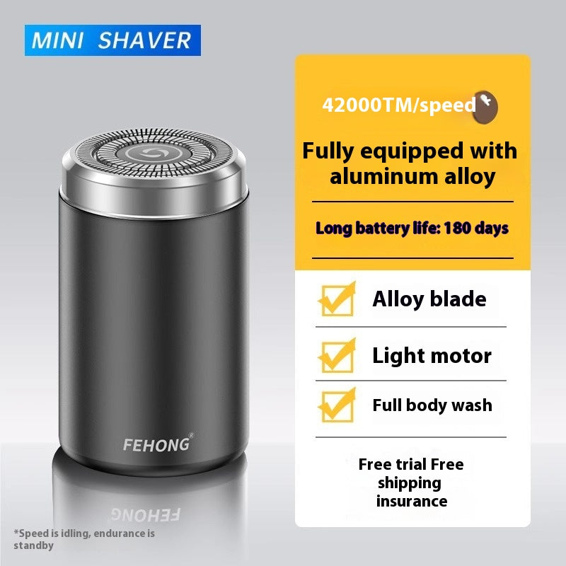Mini Entièrement lavable Lame Portable Super Clean Rasoir Électrique Homme