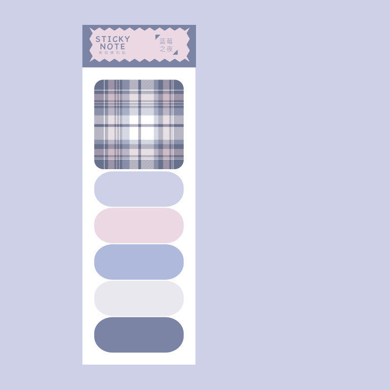 Mémo Pad mignon Notes collantes colorées