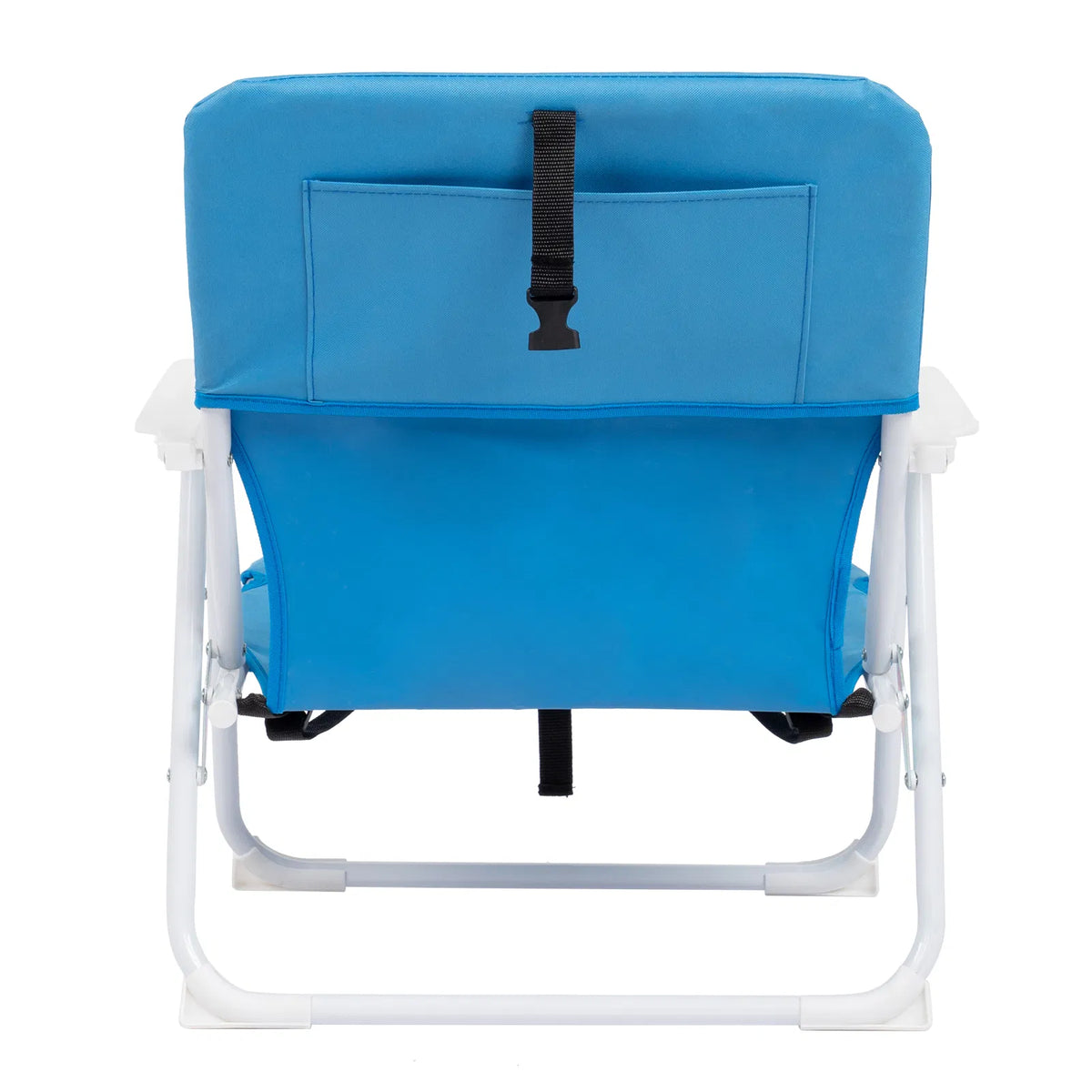 Chaise Oxford Cloth Iron Outdoor Beach Bleu