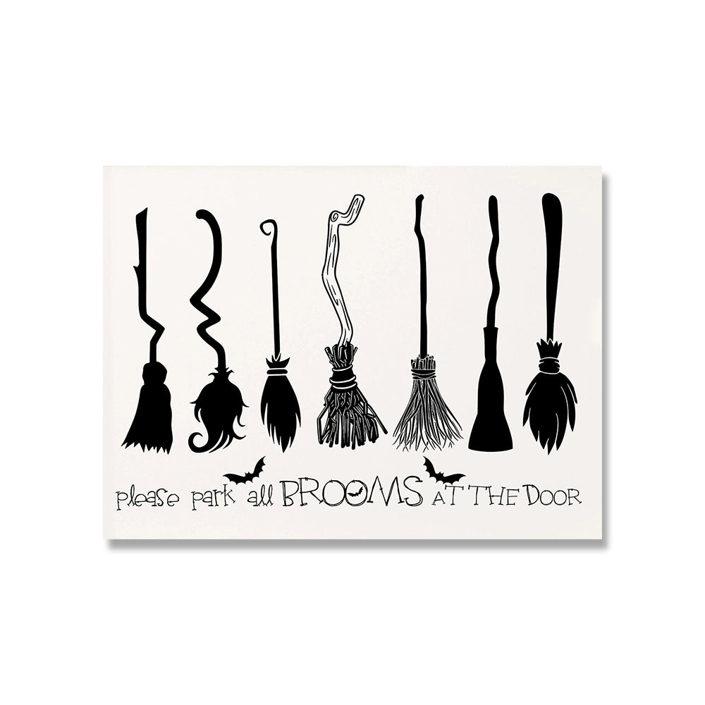 Vieille affiche d'Halloween Toile d'art murale