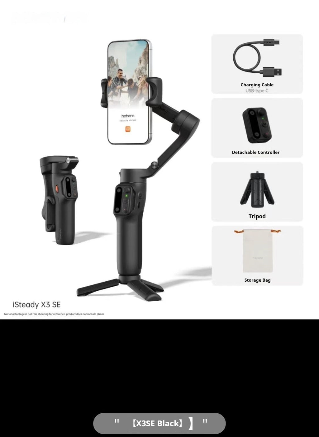 Smartphone portable Gimbal avec stabilisation 3 axes pour le tir lisse