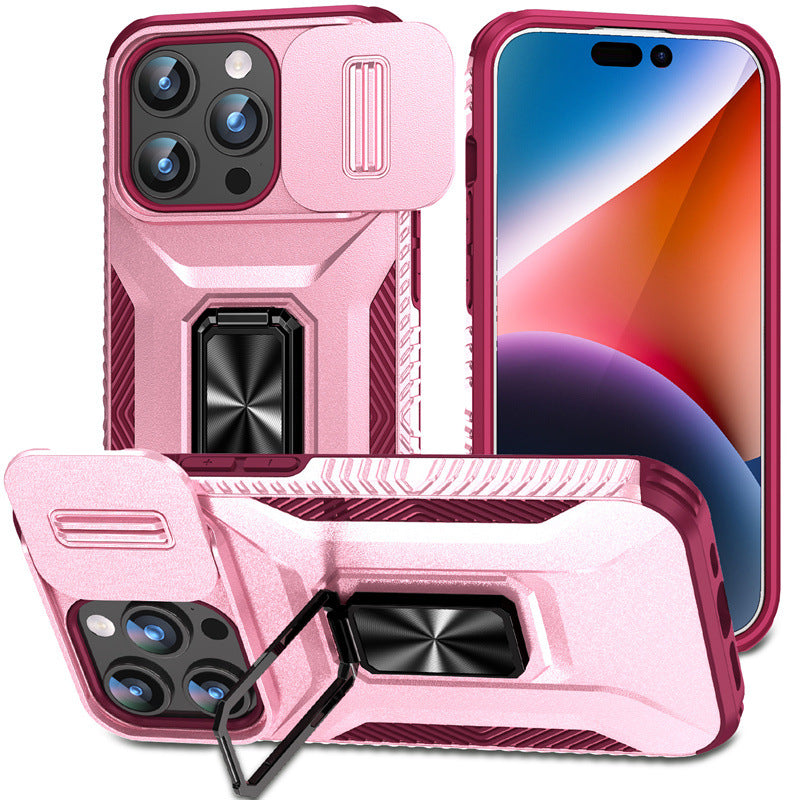 Fenêtre coulissante Ring-pull 17 Pro cas de téléphone Max