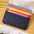 Fashion Minimalist Creative Ultra-mince couleur correspondant porte-carte