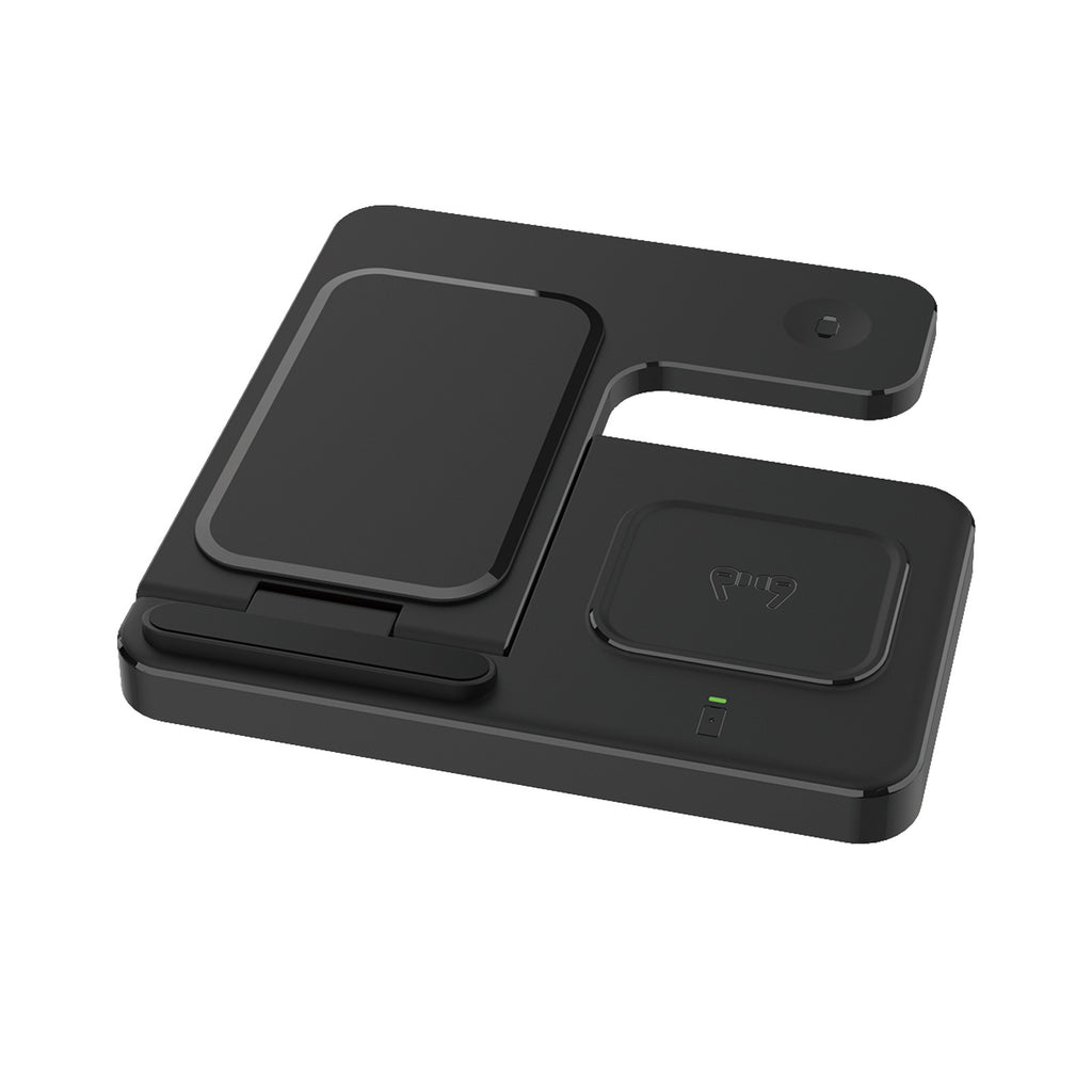 Bureau debout Trois Chargeur sans fil pliable multifonctionnel
