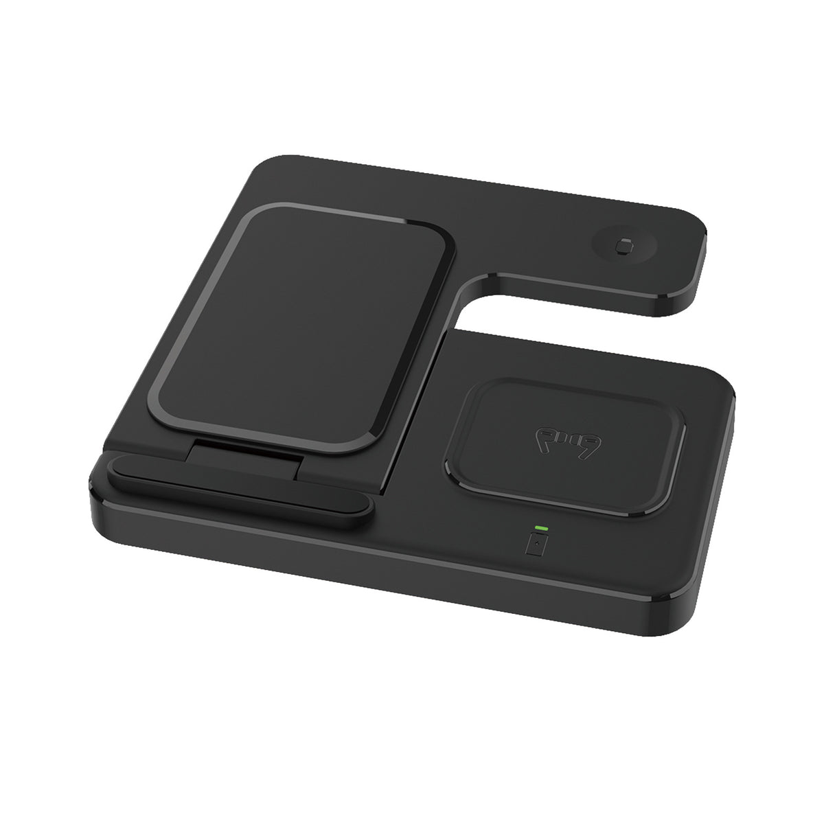 Bureau debout Trois Chargeur sans fil pliable multifonctionnel