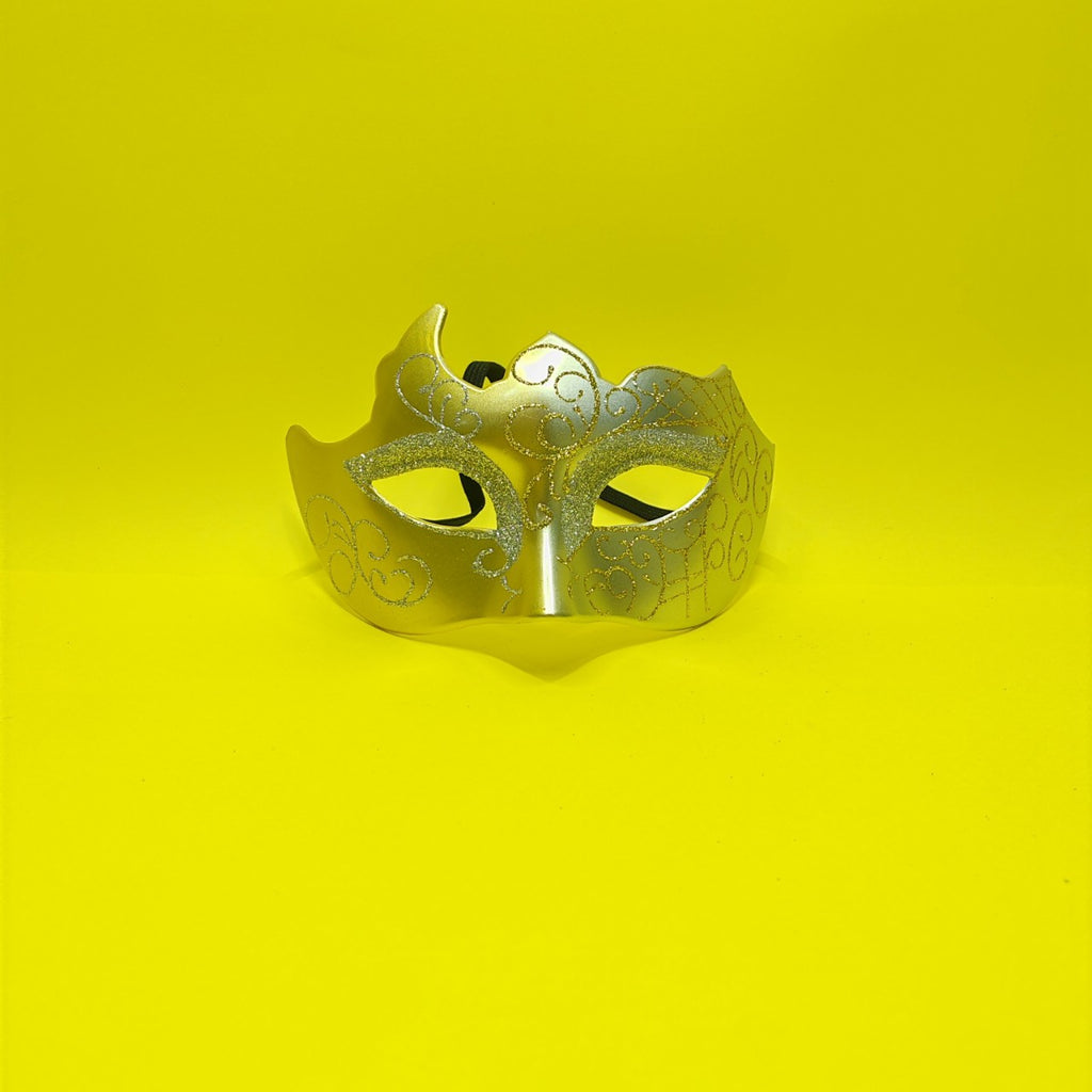 Masque de demi-face peint de Carnaval