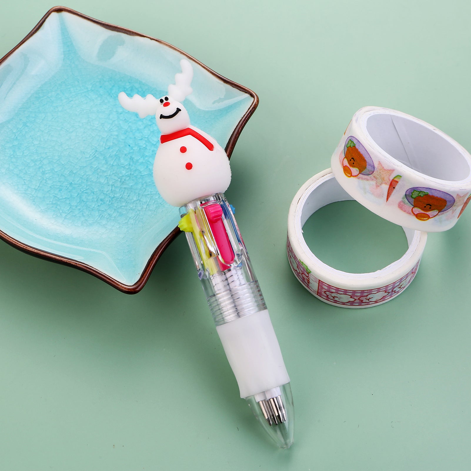 Stylo à bille de couleur Mini de Noël