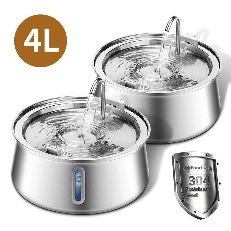 4L goutte d'eau grande capacité Pet en acier inoxydable distributeur d'eau