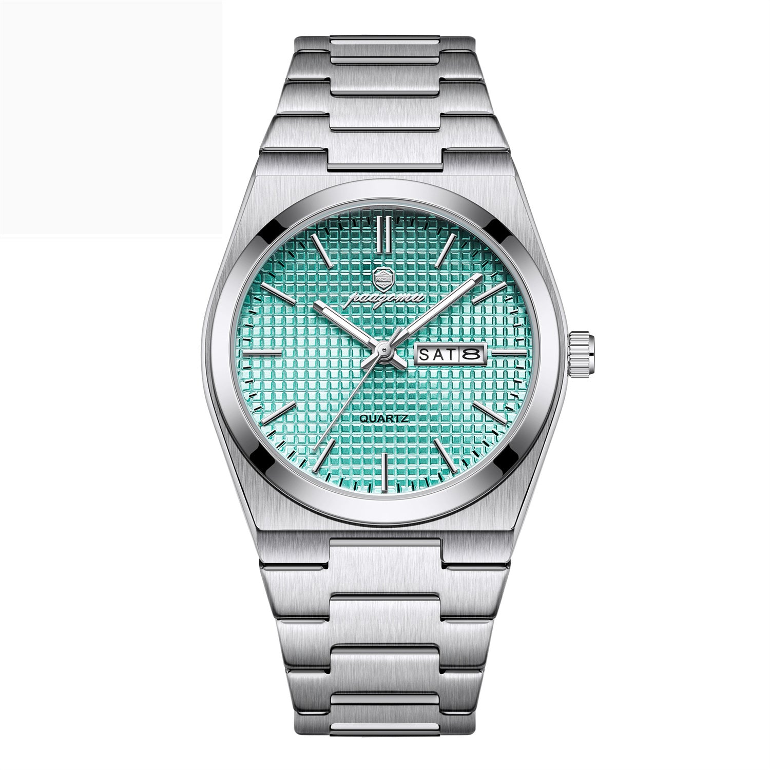 Montre de calendrier étanche à quartz lumineux